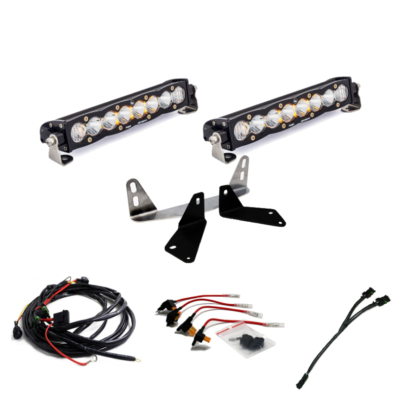 Ford F-150 Light Bar Kit - Baja Designs - Dual S8 Series 10in - `18-`27